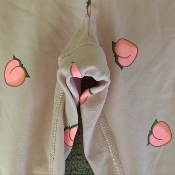 VS Victorias Secret PINK Ultimate High Waisted Legging Pant Patterned Peach 🍑 - Picture 7 of 7